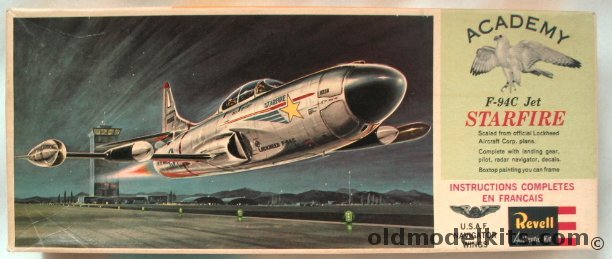 Revell 1/56 Lockheed F-94C Starfire Academy Issue, H123-79 plastic model kit